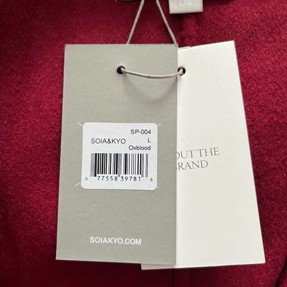 Soia & Kyo Wool Waterfall Coat (NWT) - Picture 11 of 13